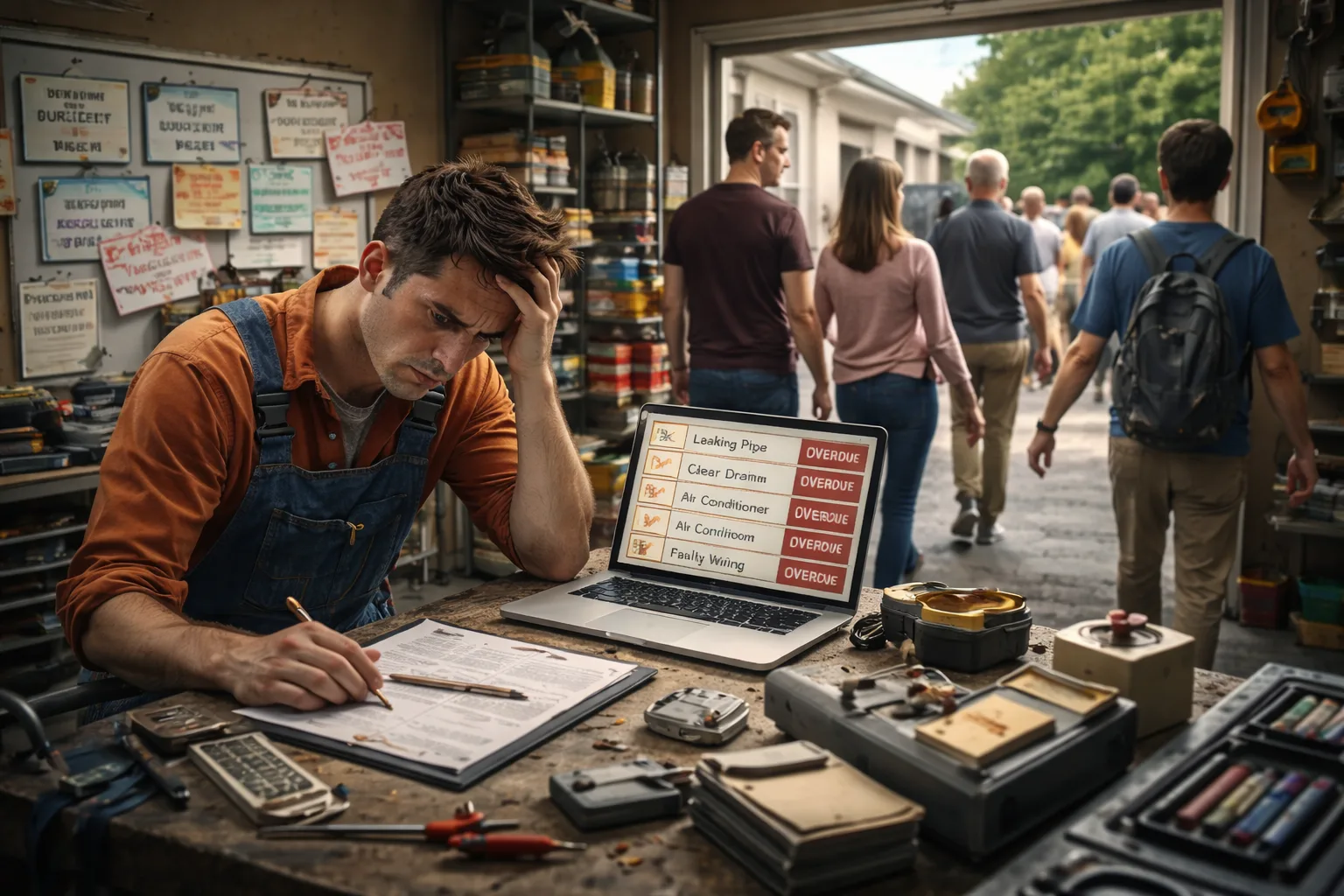 ปัญหาคิวชน ลูกค้าบ่น ช่างเหนื่อย: ถึงเวลาอัปเกรดระบบจัดการงานสำหรับธุรกิจบริการ